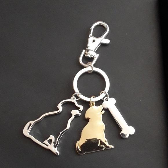 Accessories - Gold and silver keychain